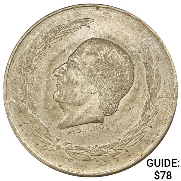 1953 Mexico Silver 5 Pesos