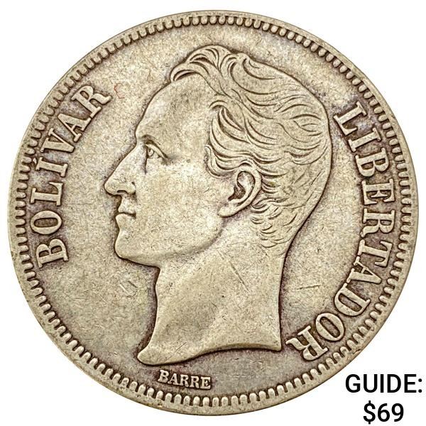 1935 Venezuela 5 Bolivares