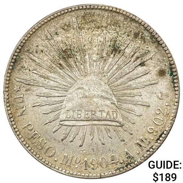 1904Mo AM Mexico Silver Peso