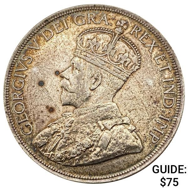 1936 Canada 0.6oz Silver Dollar