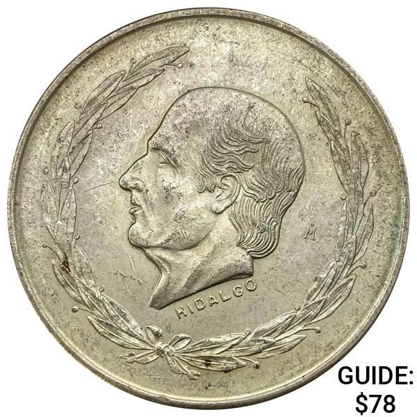 1953 Mexico Silver 5 Pesos