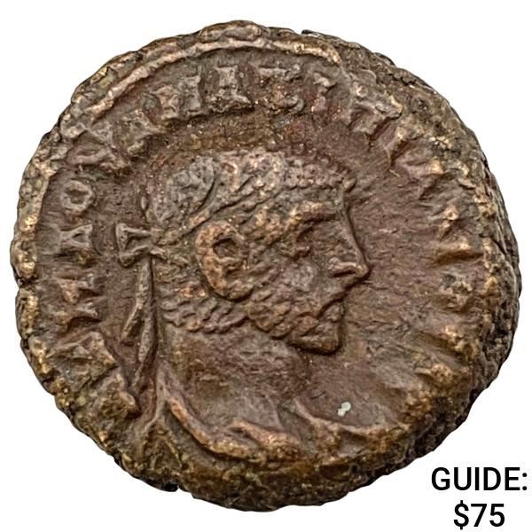 AD 288/9 Roman, Egypt Maximian Potin Tetradrachm