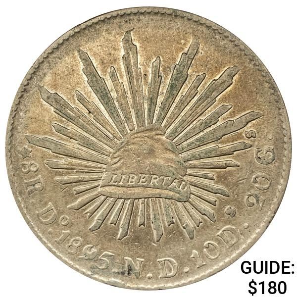 1895Do ND Mexico Silver 8 Reales