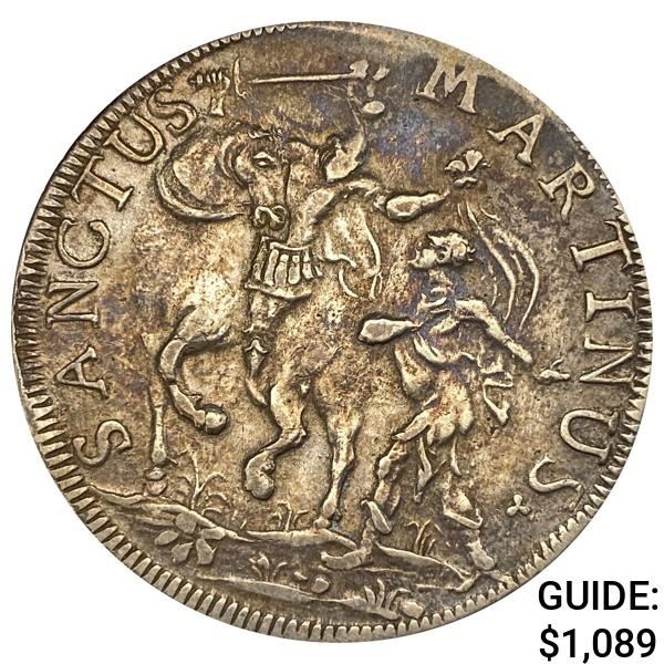 1749 Italy-Lucca Silver Scudo