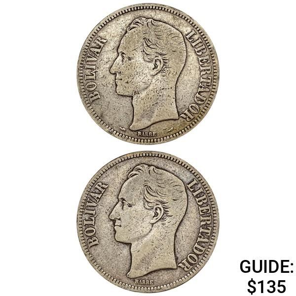 [2]1903-1905 Venezuela 5 Bolivares