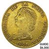 Image 1 : 1841 New Granada .7616oz Gold 8 Escudos