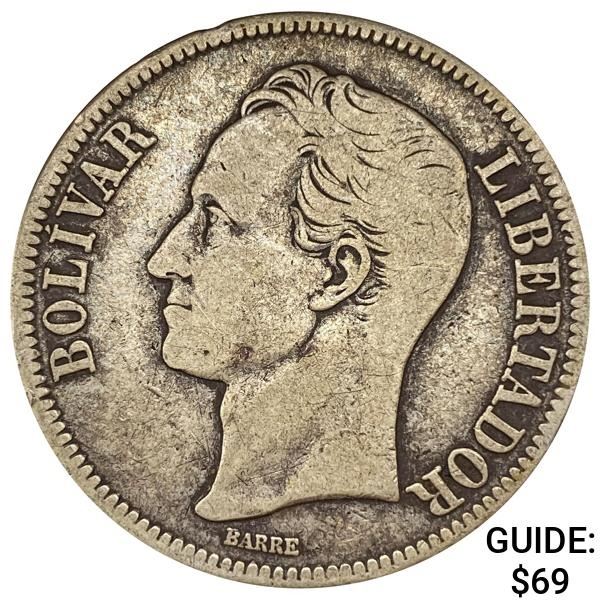 1936 Venezuela 5 Bolivares