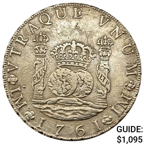 1761 JM Peru Silver 8 Reales