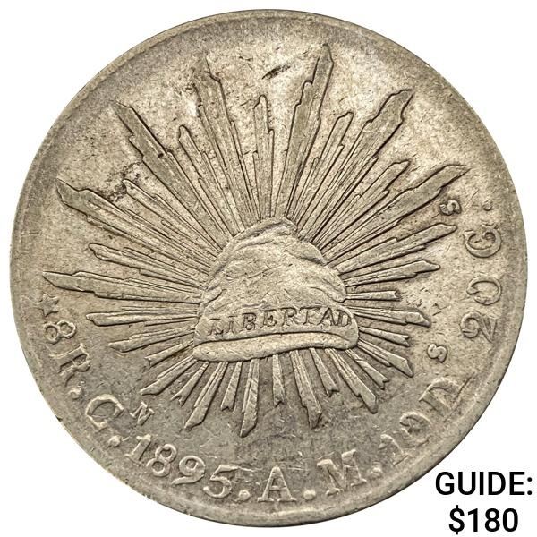 1895Cn AM Mexico Silver 8 Reales