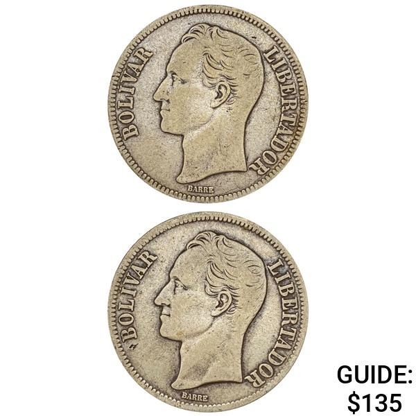 [2]1919-1921 Venezuela 5 Bolivares