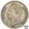 Image 1 : 1910 Venezuela 5 Bolivares