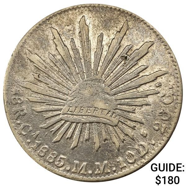1885Ca MM Mexico Silver 8 Reales