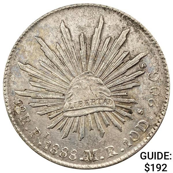 1888Pi MR Mexico Silver 8 Reales