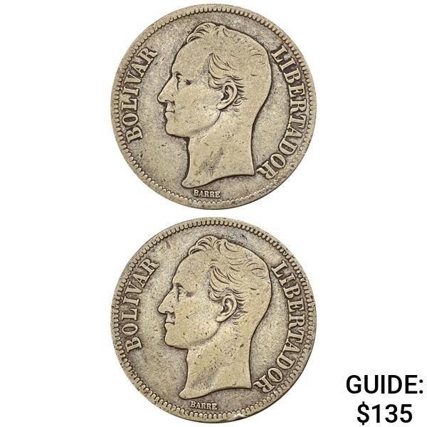 [2]1926 Venezuela 5 Bolivares