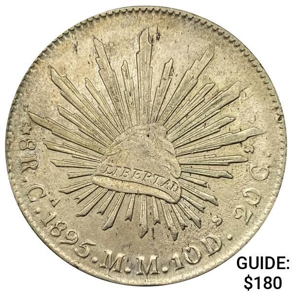 1895Ca MM Mexico Silver 8 Reales