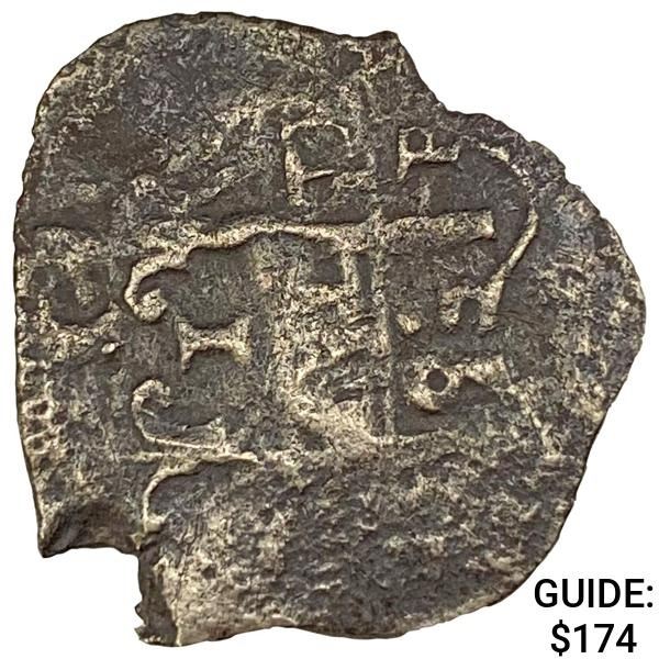 1500-1600s Spanish Empire Silver 1 Reales Cob