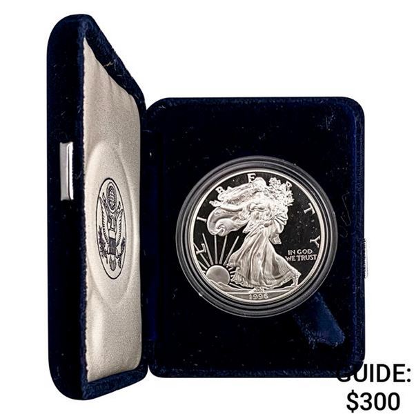 1996-P Proof Silver Eagle in OGP