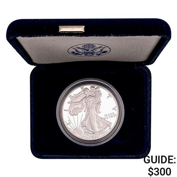 2007-W Proof Silver Eagle in OGP