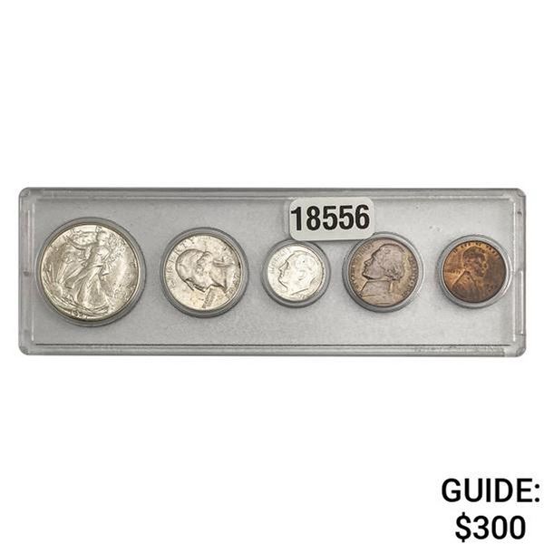 1947 U.S. Year Set 1C-50C