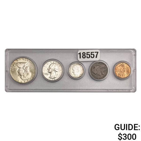 1954-P U.S. Year Set 1C-50C