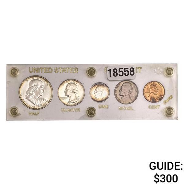 1955 U.S. Proof Set 1C-50C