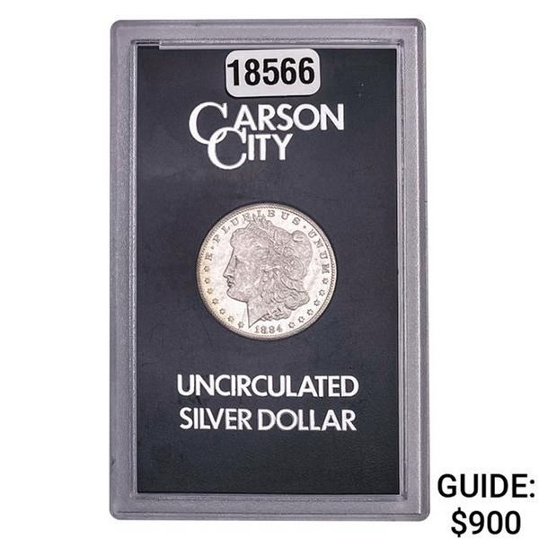 1884-CC Morgan Silver Dollar GSA UNCIRCULATED