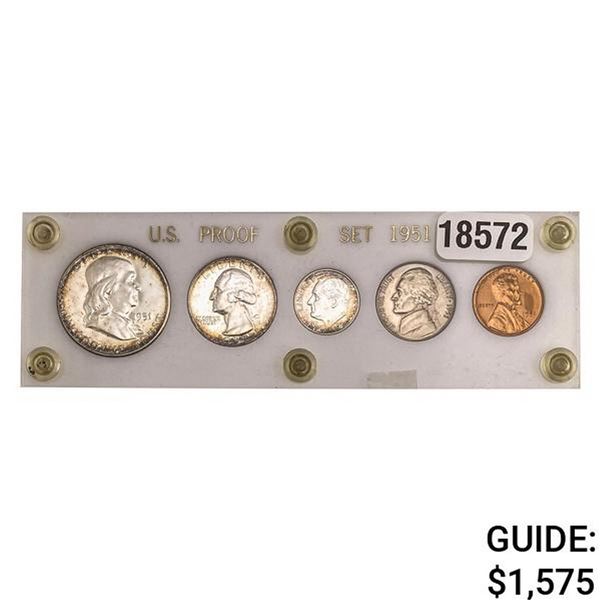 1951 U.S. Proof Set 1C-50C