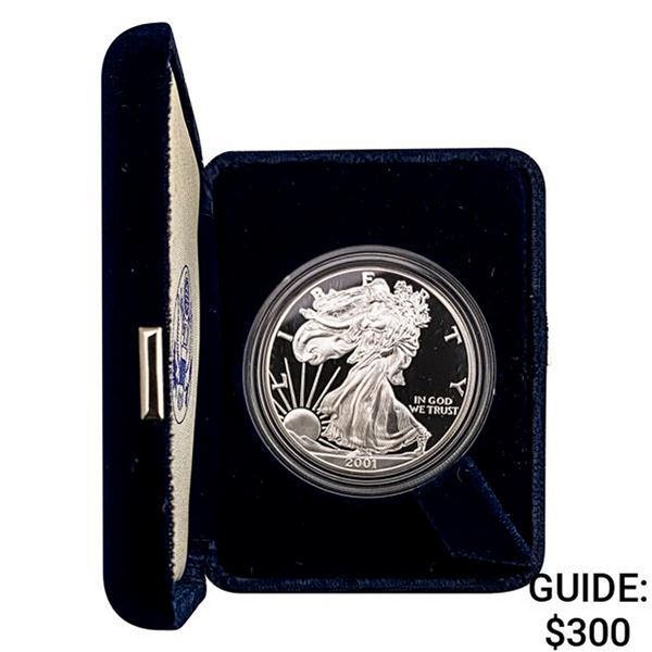 2001-W Proof Silver Eagle in OGP