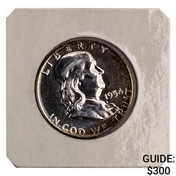1954 Proof Franklin Half Dollar