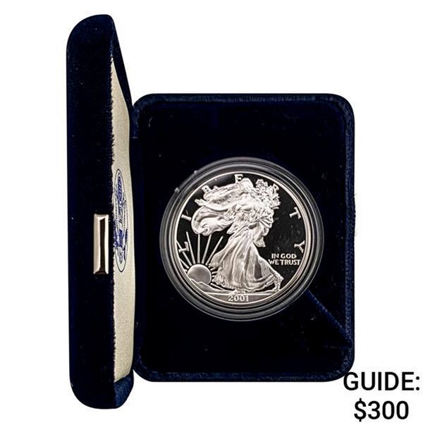 2001-W Proof Silver Eagle in OGP