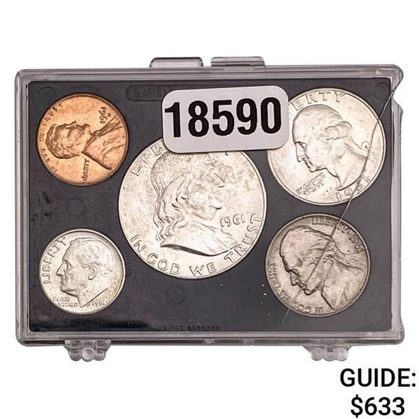 1941-D U.S. Mint Set 1C-50C