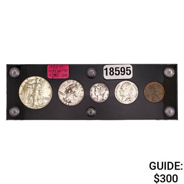 1942 U.S. Year Set 1C-50C