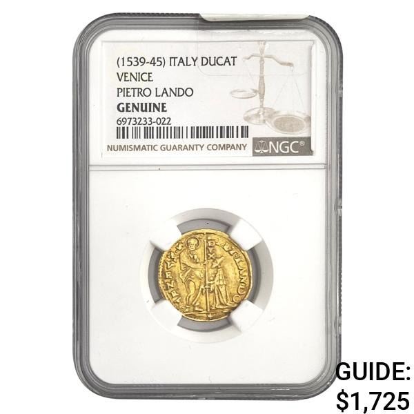 1539-45 Venice Pietro Lando Gold Ducat