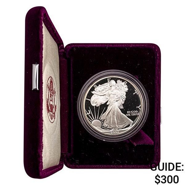 1991-S Proof Silver Eagle in OGP