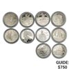Image 1 : [10] 1989-2012 Silver $1 Comm 7.734oz ASW