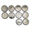 Image 2 : [10] 1989-2012 Silver $1 Comm 7.734oz ASW