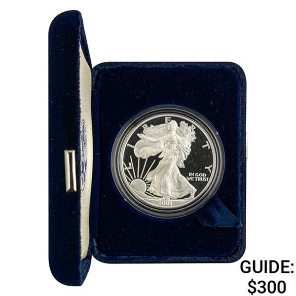 2001-W Proof Silver Eagle in OGP