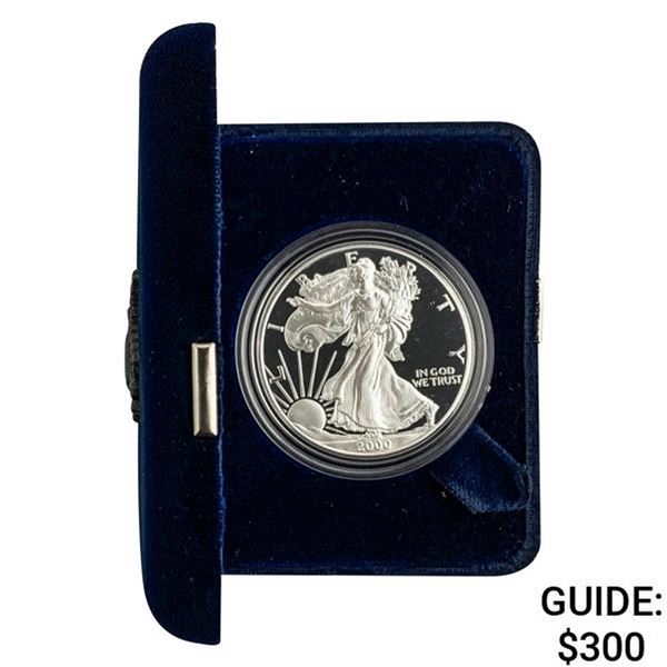 2000-P Proof Silver Eagle in OGP
