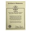 Image 3 : 1964 U.S. Mint Silver Proof Set 1C-50C