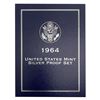 Image 4 : 1964 U.S. Mint Silver Proof Set 1C-50C
