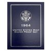 Image 4 : 1964 U.S. Mint Silver Proof Set 1C-50C
