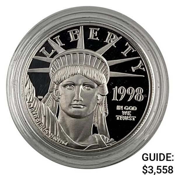 1998 1 oz Proof Platnium Bullion