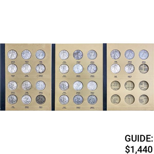 1937-1947 Complete Walking Liberty Half Dollar Set [29 Coins]