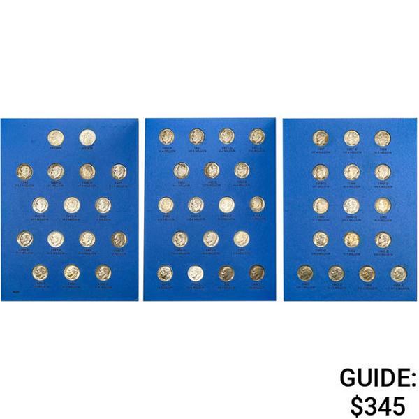 1946-1964 Complete Roosevelt Dime Set [50 Coins]