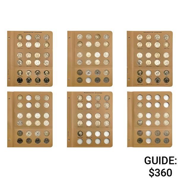 1951-1998 Washingon Quarter Set W/Proofs [101 Coins]