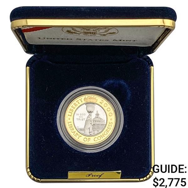 2000 $10 LoC .25oz AU .25oz PT Proof