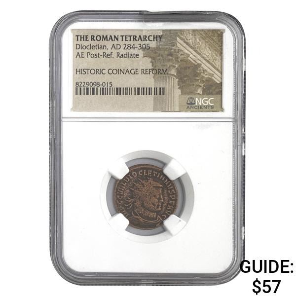 Roman Diocletian, AD 284-305 AE Post-Ref.