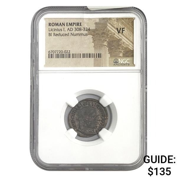 Roman Licinius I, AD 308-324 BI Reduced Nummus