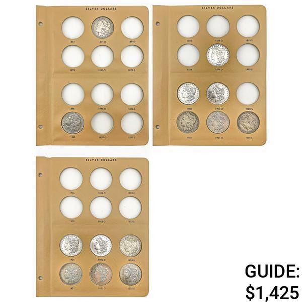 1894-1921 Morgan Dollar Collection W/Better Dates [14 Coins]