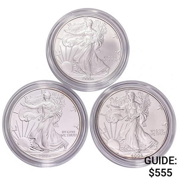 2006 ASE 20th Anniversary Set (3 Coins)